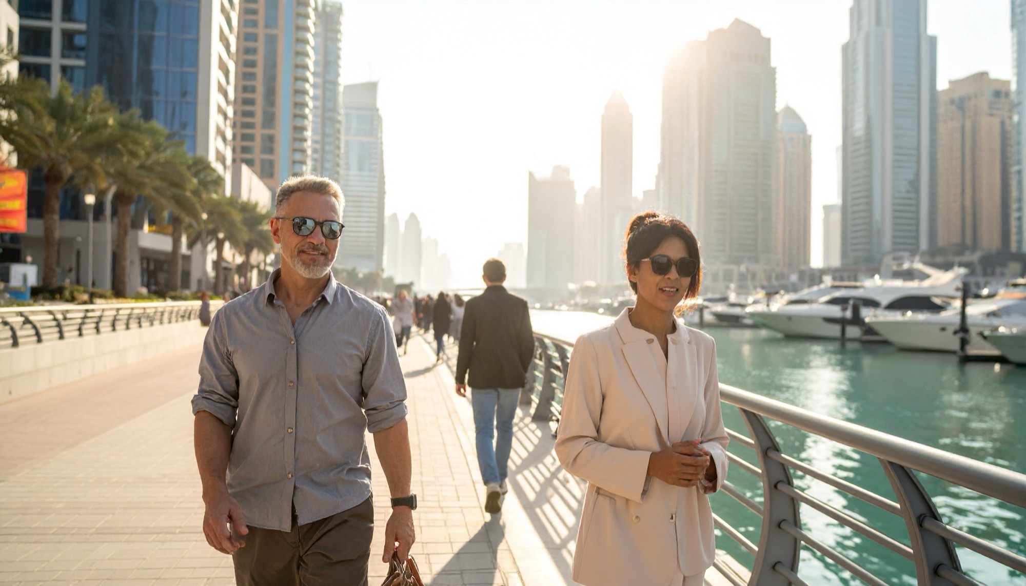 Dubai Marina is one of the most densely populated and vibrant communities in Dubai.