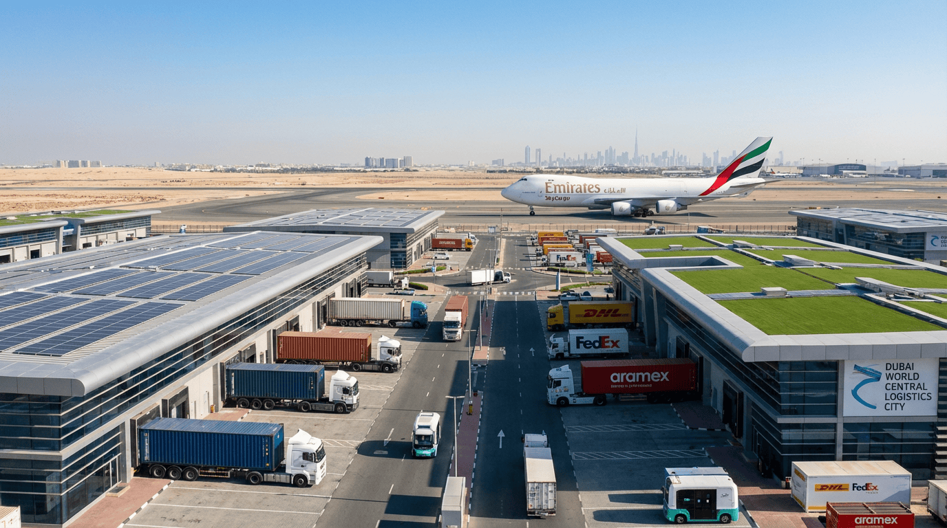 DWC is set to become the world's largest logistics hub.