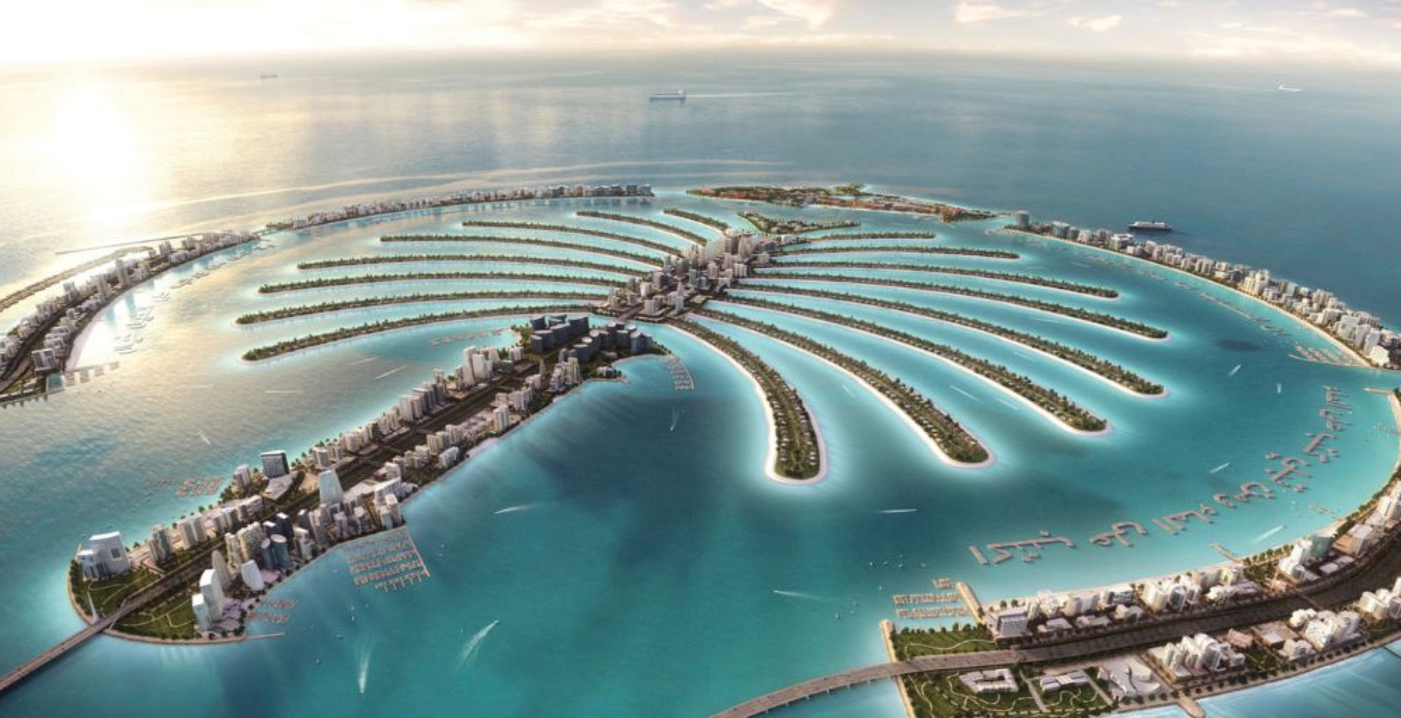 palm jebel ali is a major dubai megaproject relaunched in 2023 set to double the size of palm jumeirah and redefine luxury waterfront development
