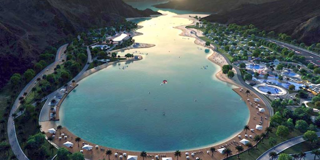 hatta beach in the hajar mountains is a key eco tourism project under the hatta master plan offering sustainable leisure and nature experiences in dubai