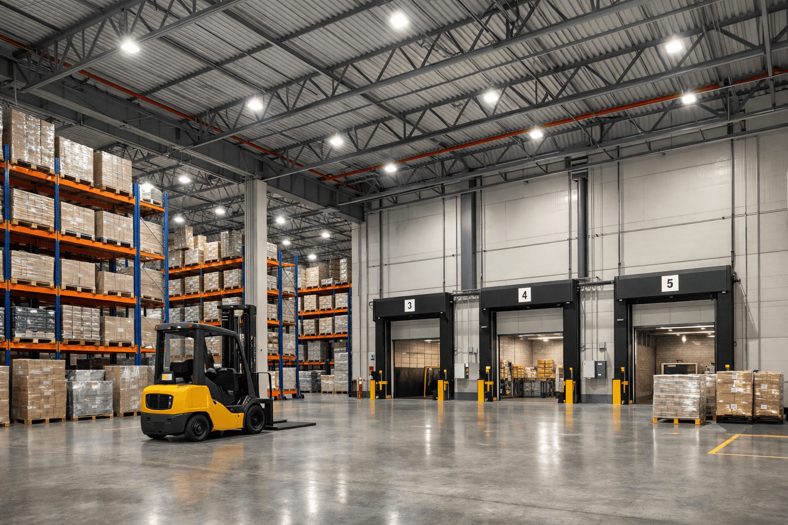 Industrial warehouse and logistics facility in Dubai Investment Park
