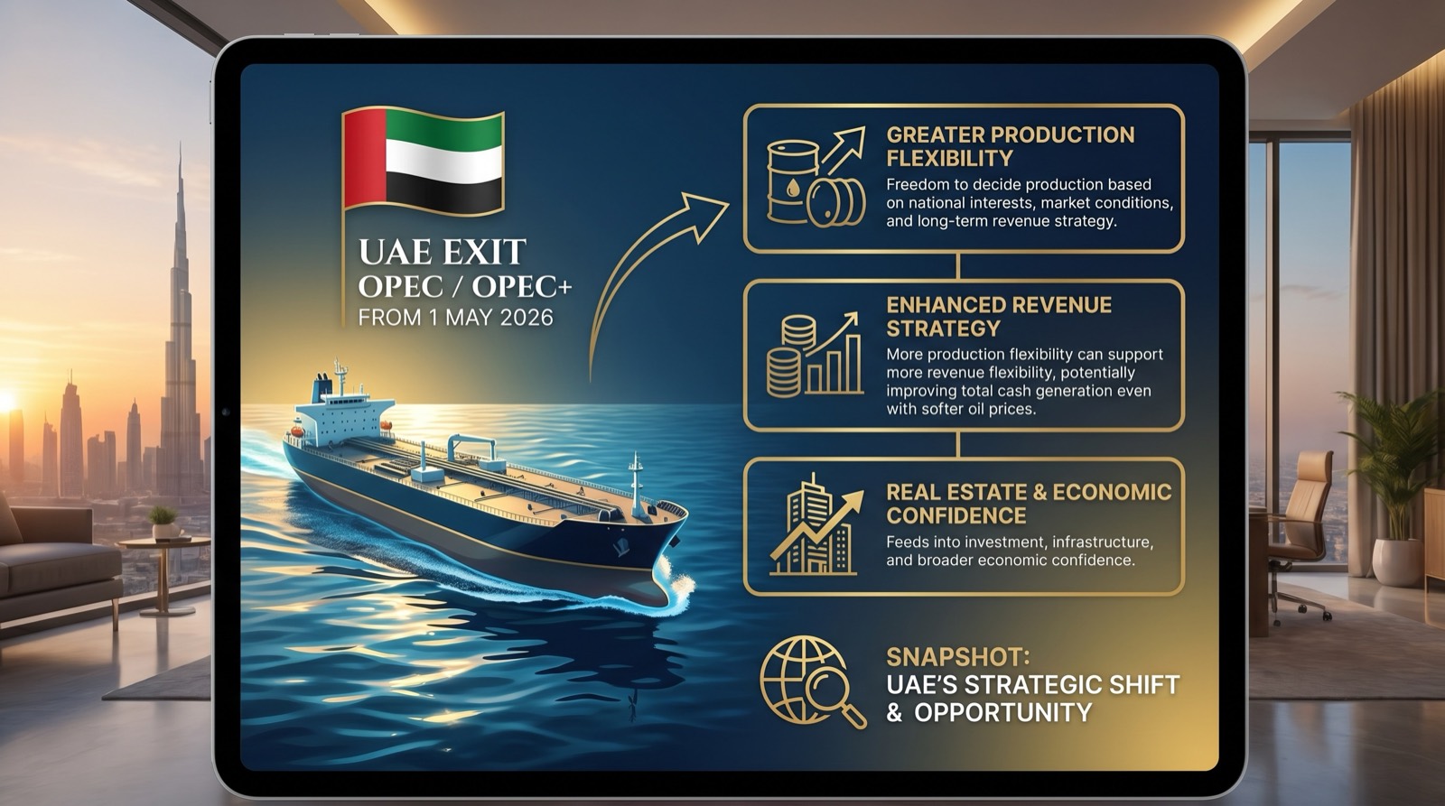 What the UAE's OPEC Exit Means for UAE Real Estate — Mitchell's Realty