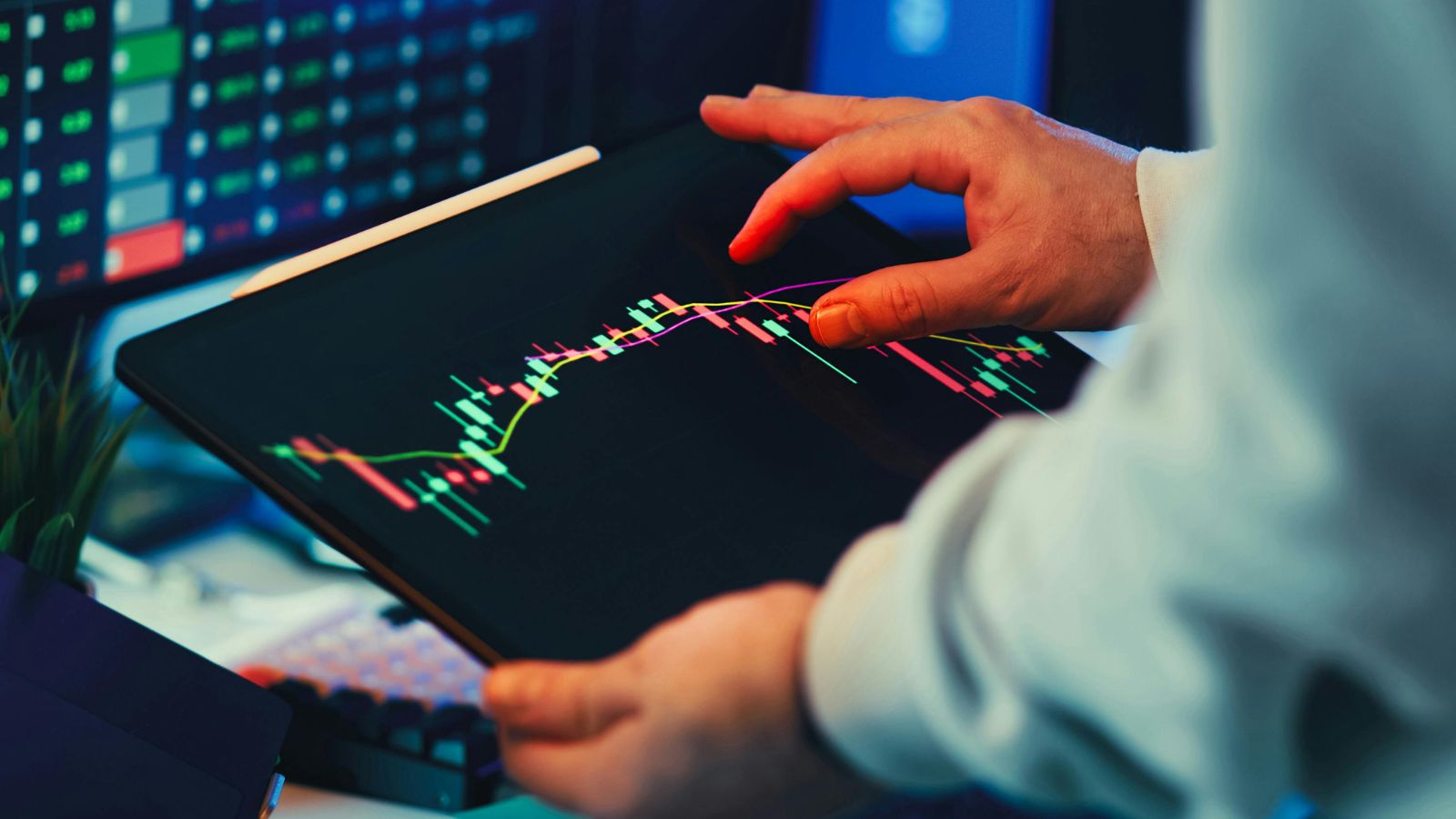 Property markets adjust through transactions that move more gradually.