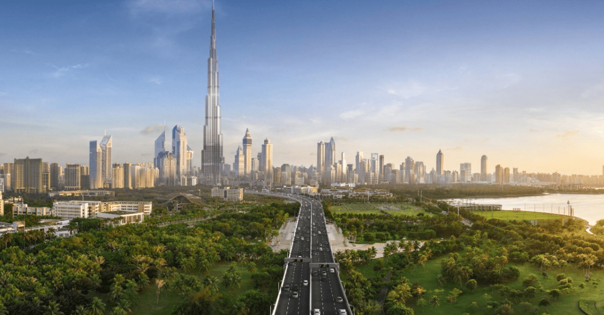Dubai Downtown Skyline