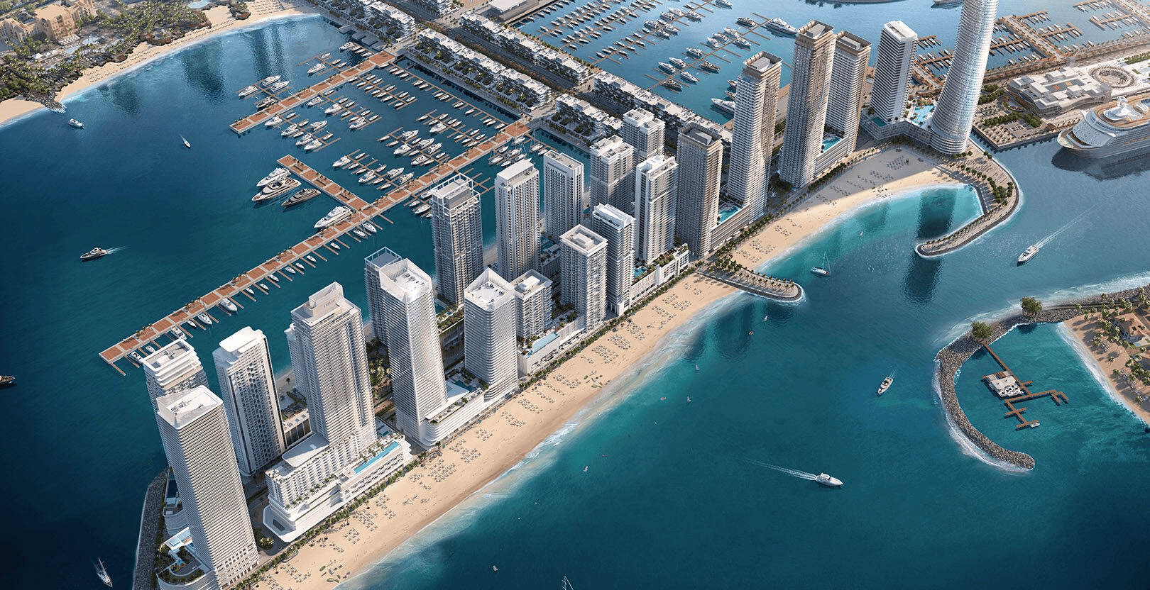 Emaar Beachfront - prime waterfront property in Dubai