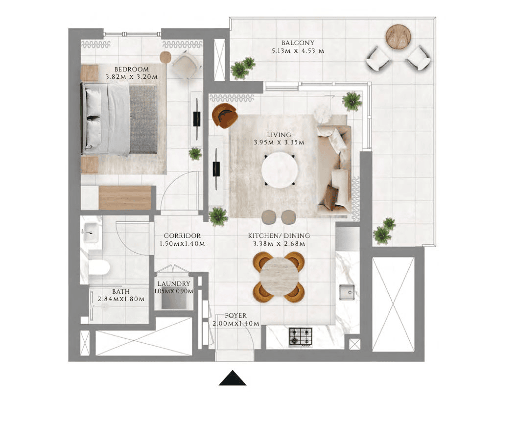 Distress Deal: 1 Br In Park Lane floorplan