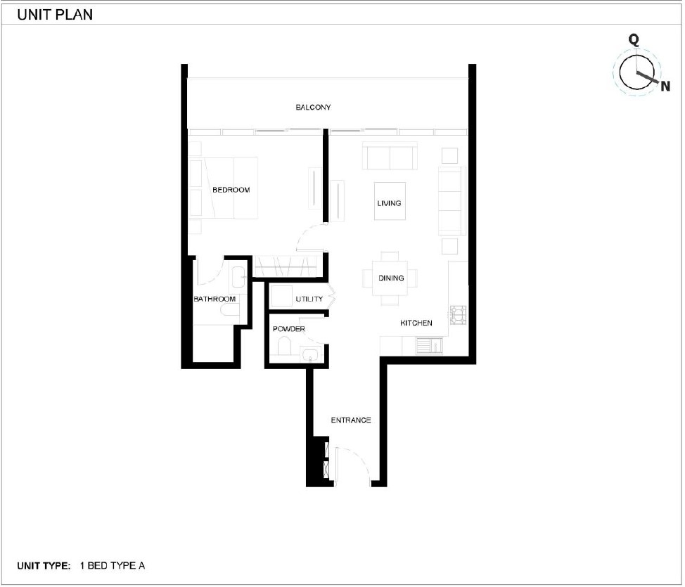 Distress Deal: 1 Br In Verde floorplan