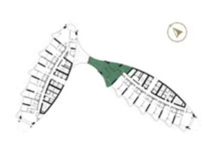 Floor plan 2 for DISTRESS DEAL: 2-BR + Maid's IN SAFA ONE - TOWER B
