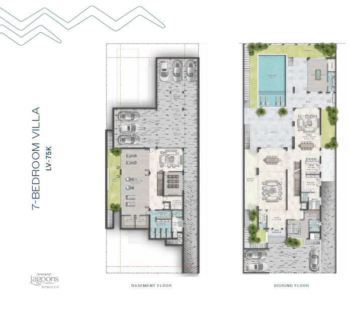 Floor plan for DISTRESS DEAL: 7-BR + Maid's IN MOROCCO