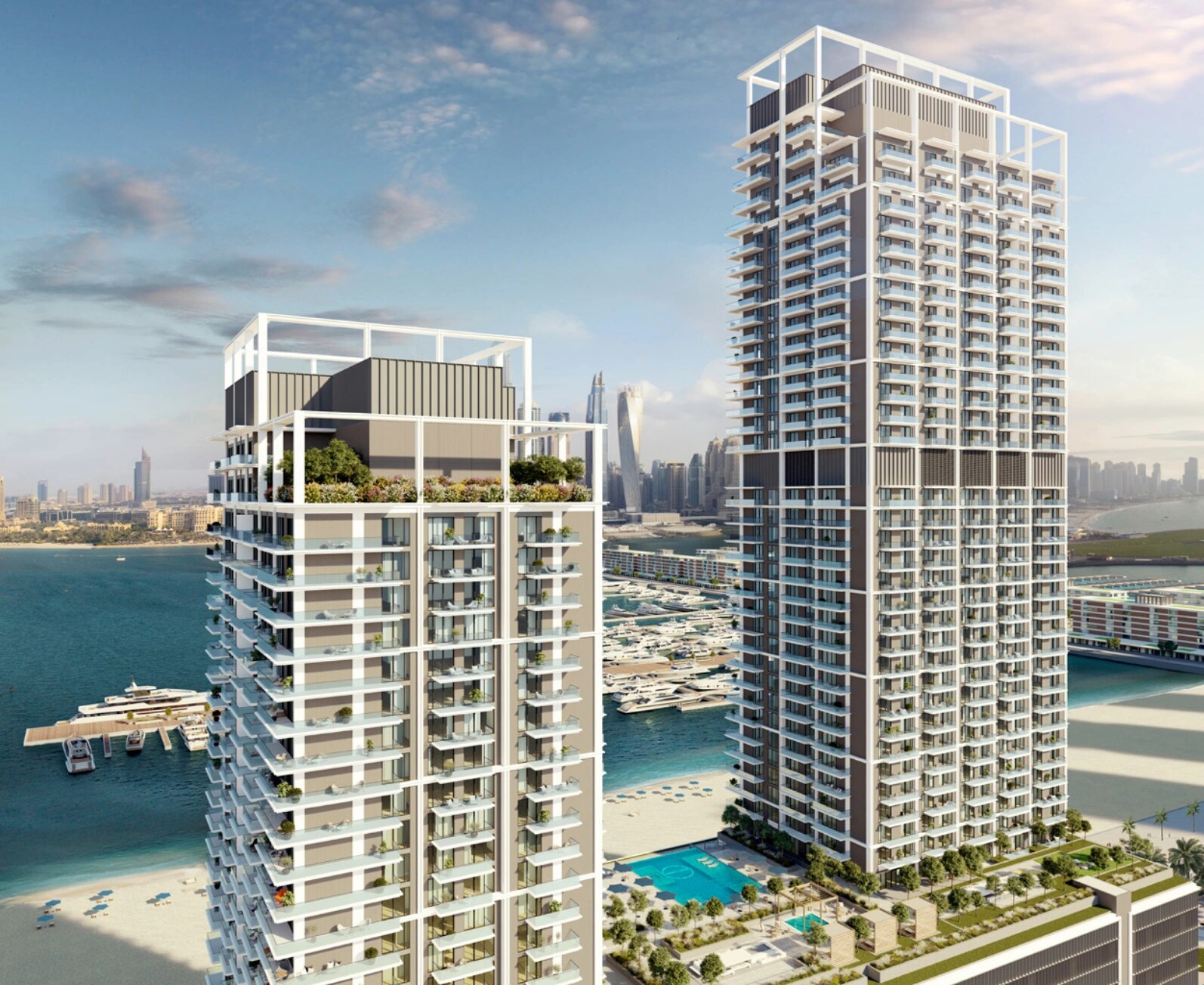 Three-Bedroom Apartment, Beach Mansion T1, Dubai Harbour, 1,690 sq ft