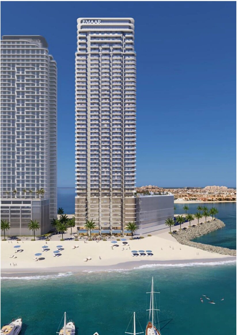 One-Bedroom Apartment, Beachgate by Address, Dubai Harbour