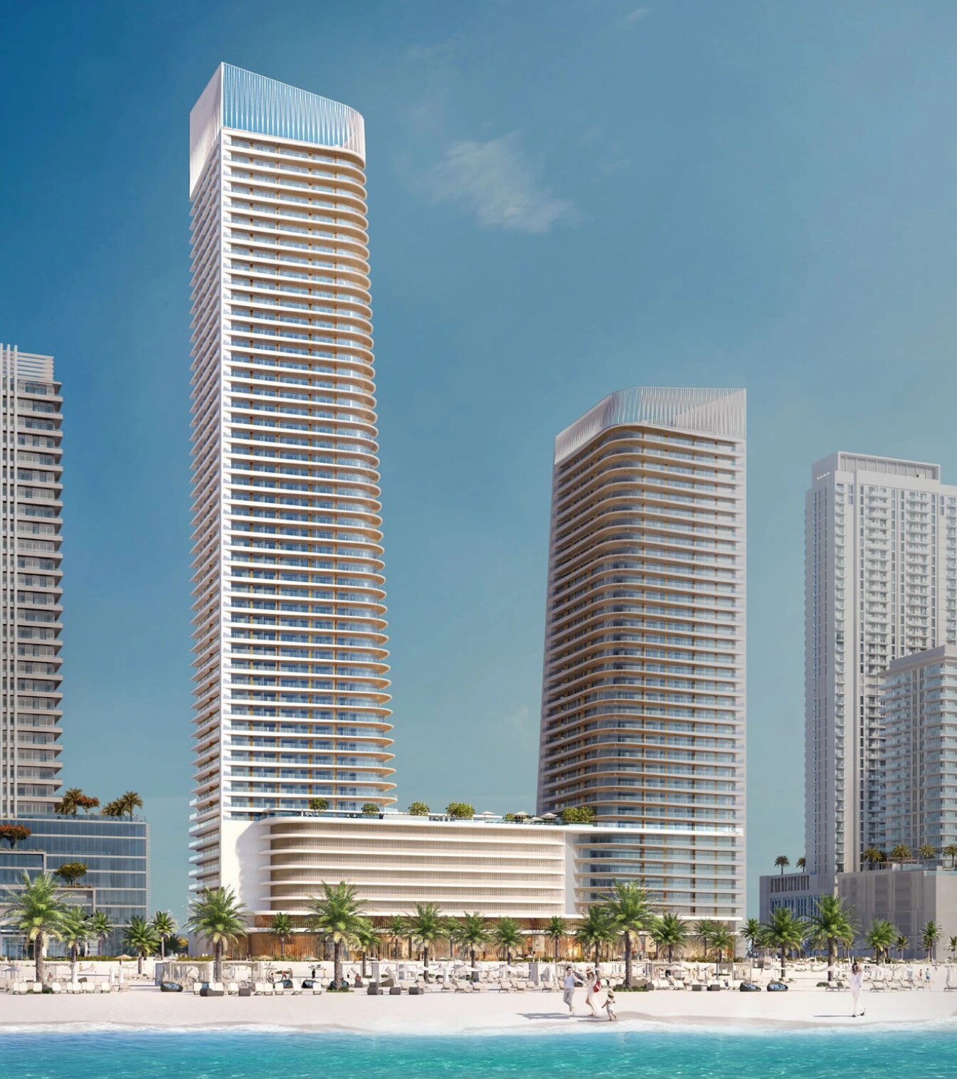 Two-Bedroom Apartment, Grand Bleu Tower Elie Saab T2, Dubai Harbour