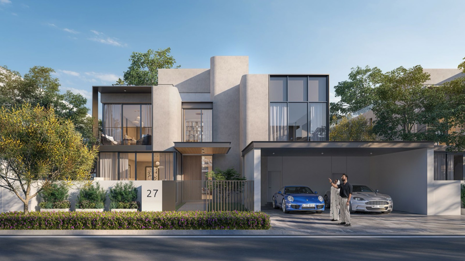 Exterior facade of Address Villas – Hillcrest — Dubai Hills Estate