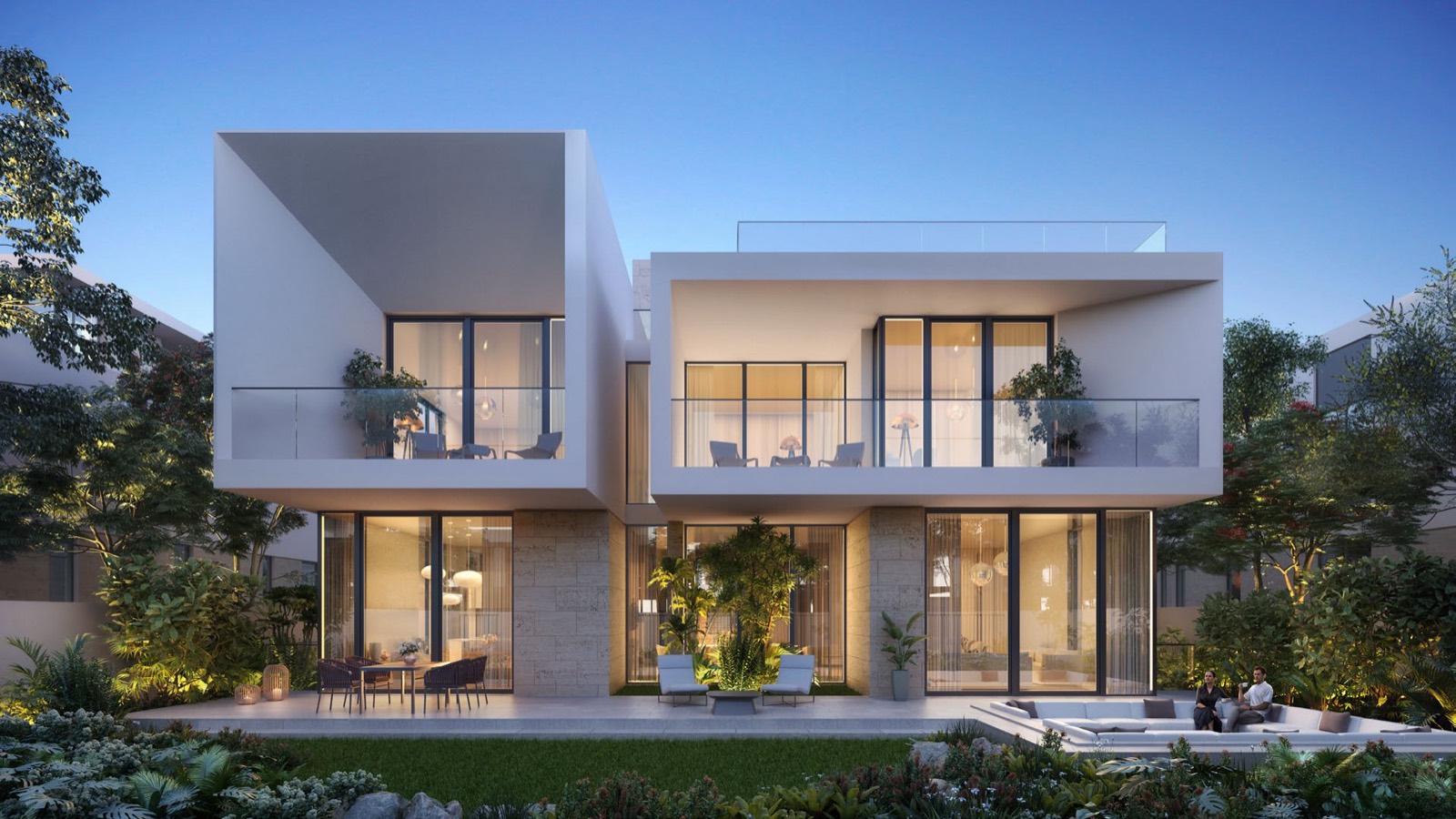 Garden at Address Villas – Hillcrest — Dubai Hills Estate