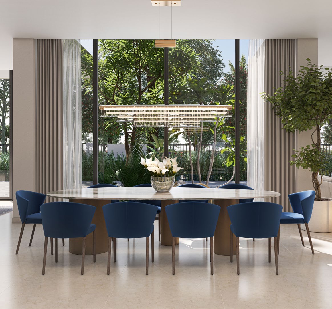 Dining at Address Villas – Hillcrest — Dubai Hills Estate