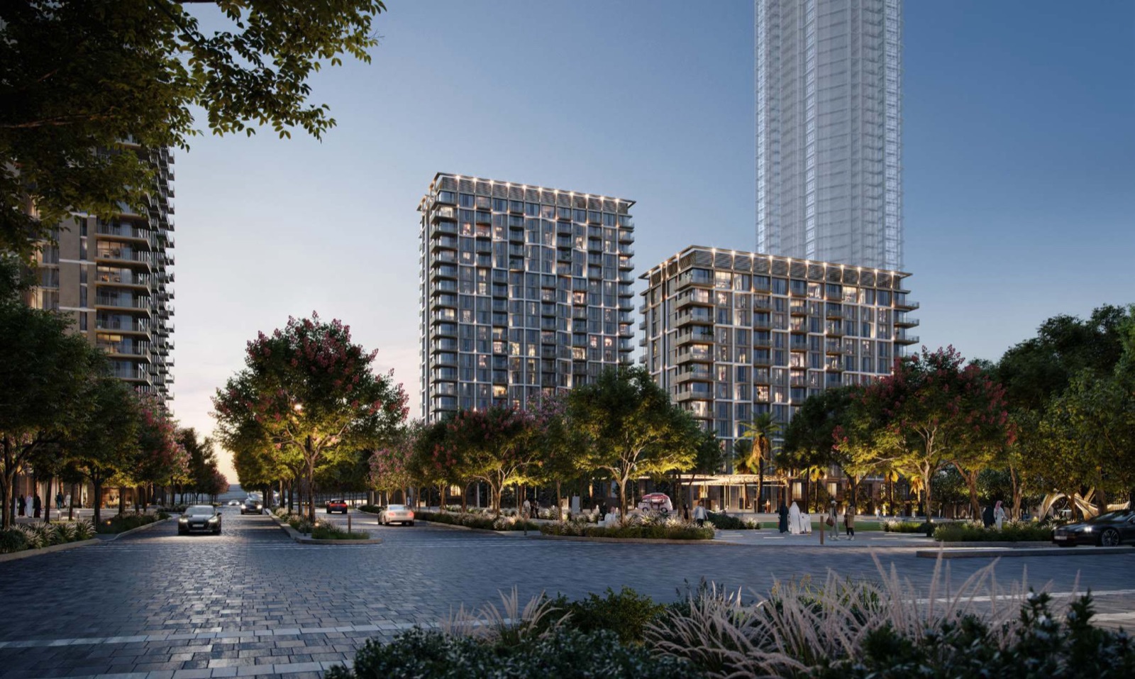 Exterior facade of Aeon — Dubai Creek Harbour — Mitchell's Commercial Real Estate