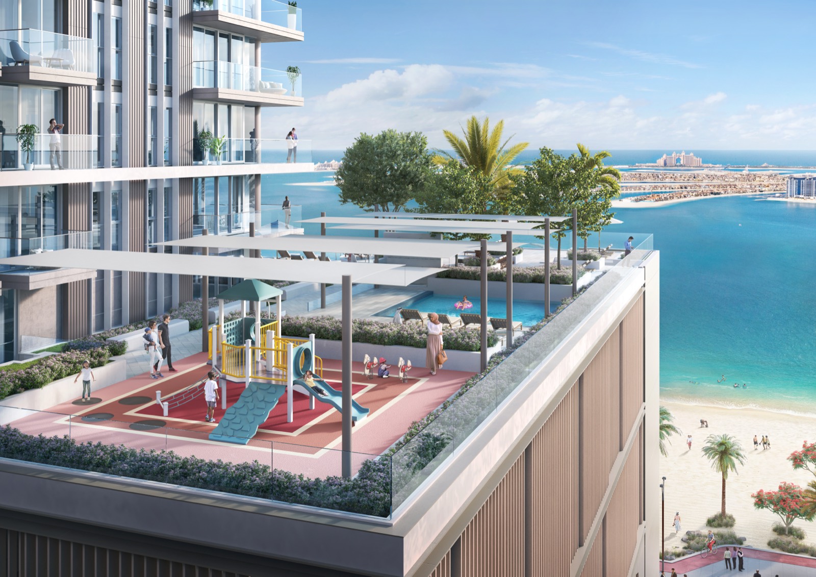 Beach Isle — Emaar Beachfront, view 1