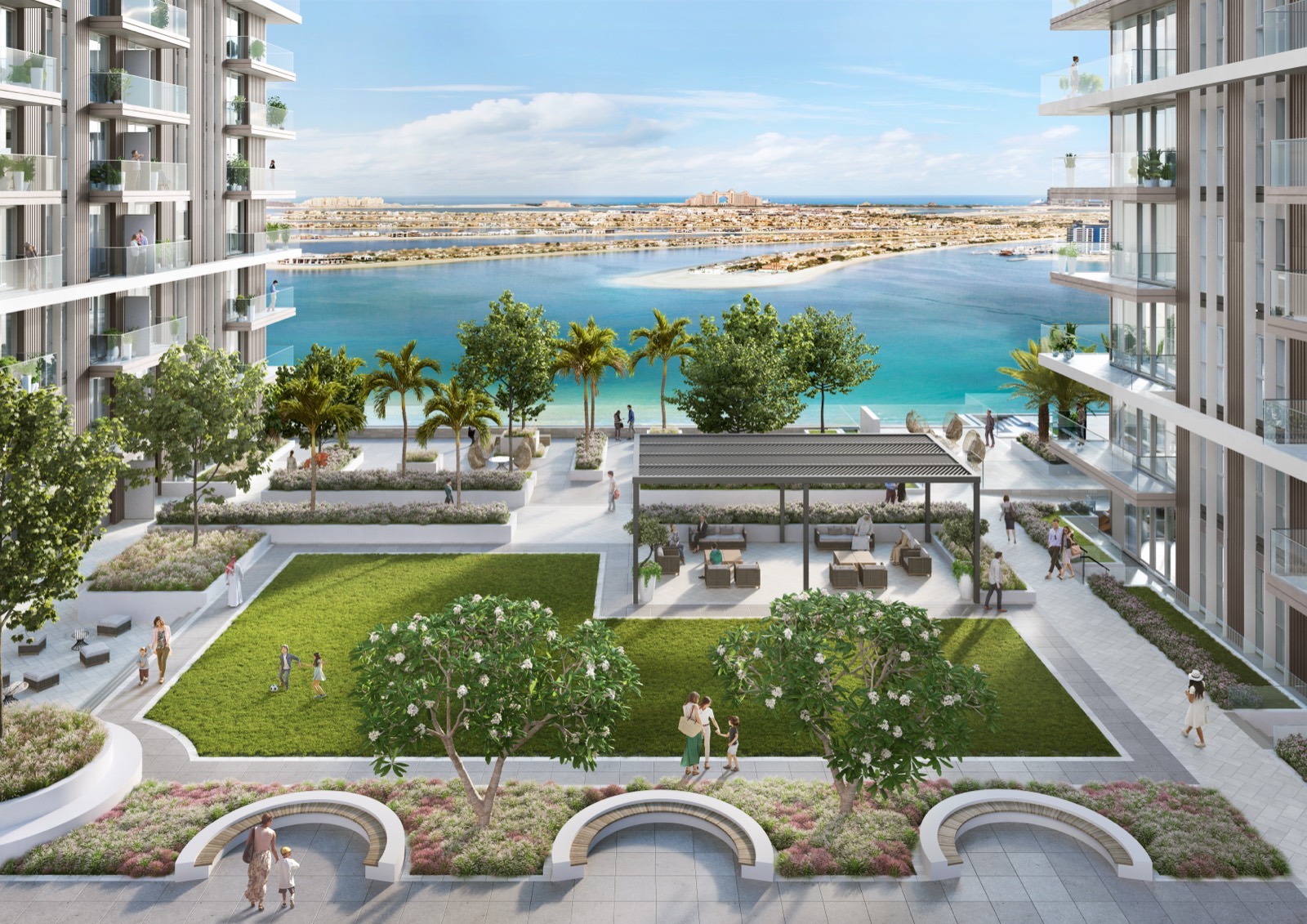 Beach Isle — Emaar Beachfront, view 2
