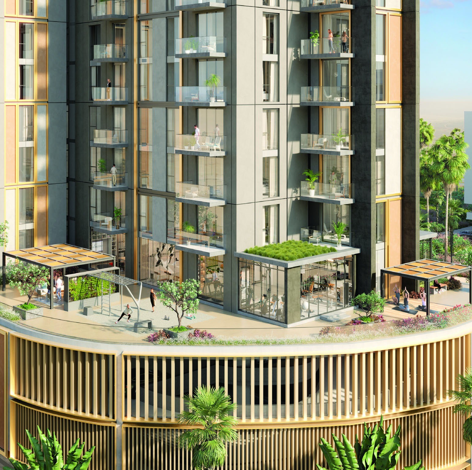 Terrace at Berkeley Place — Sobha Hartland — Mitchell's Commercial Real Estate