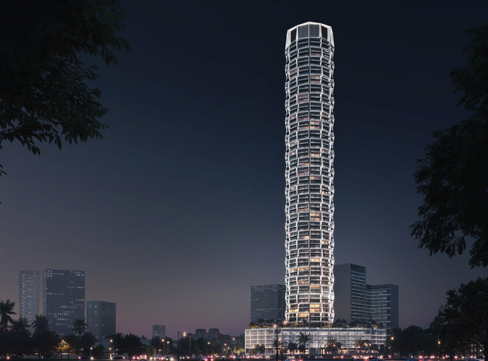 Binghatti Circle — Jumeirah Village Circle, view 2 — Mitchell's Commercial Real Estate