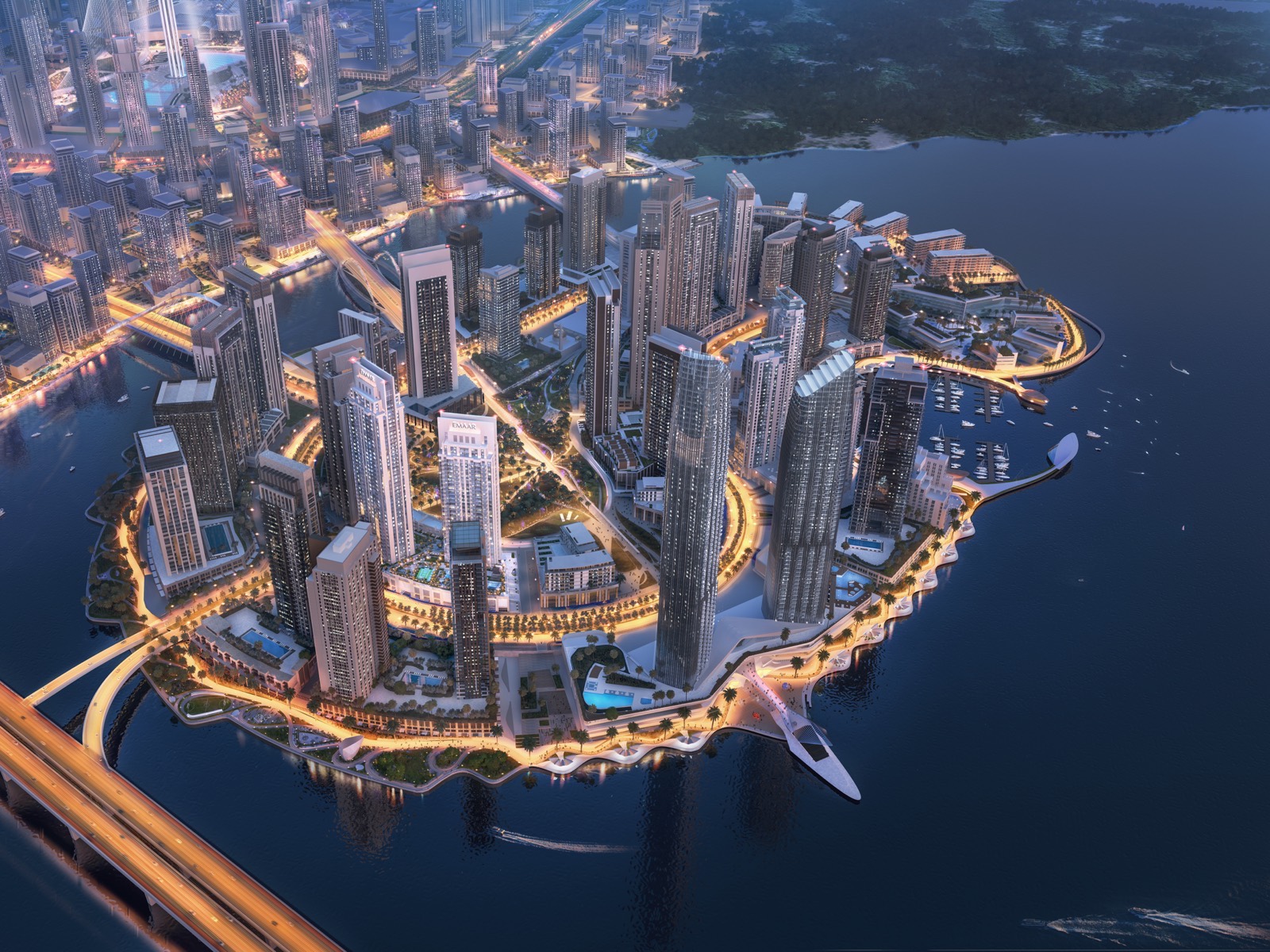 Creek Rise — Dubai Creek Harbour, view 1 — Mitchell's Commercial Real Estate