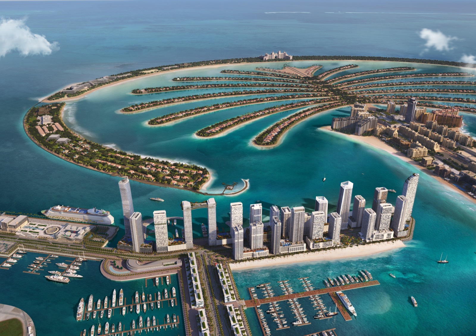 Grand Bleu Tower by Elie Saab — Emaar Beachfront, view 2 — Mitchell's Commercial Real Estate