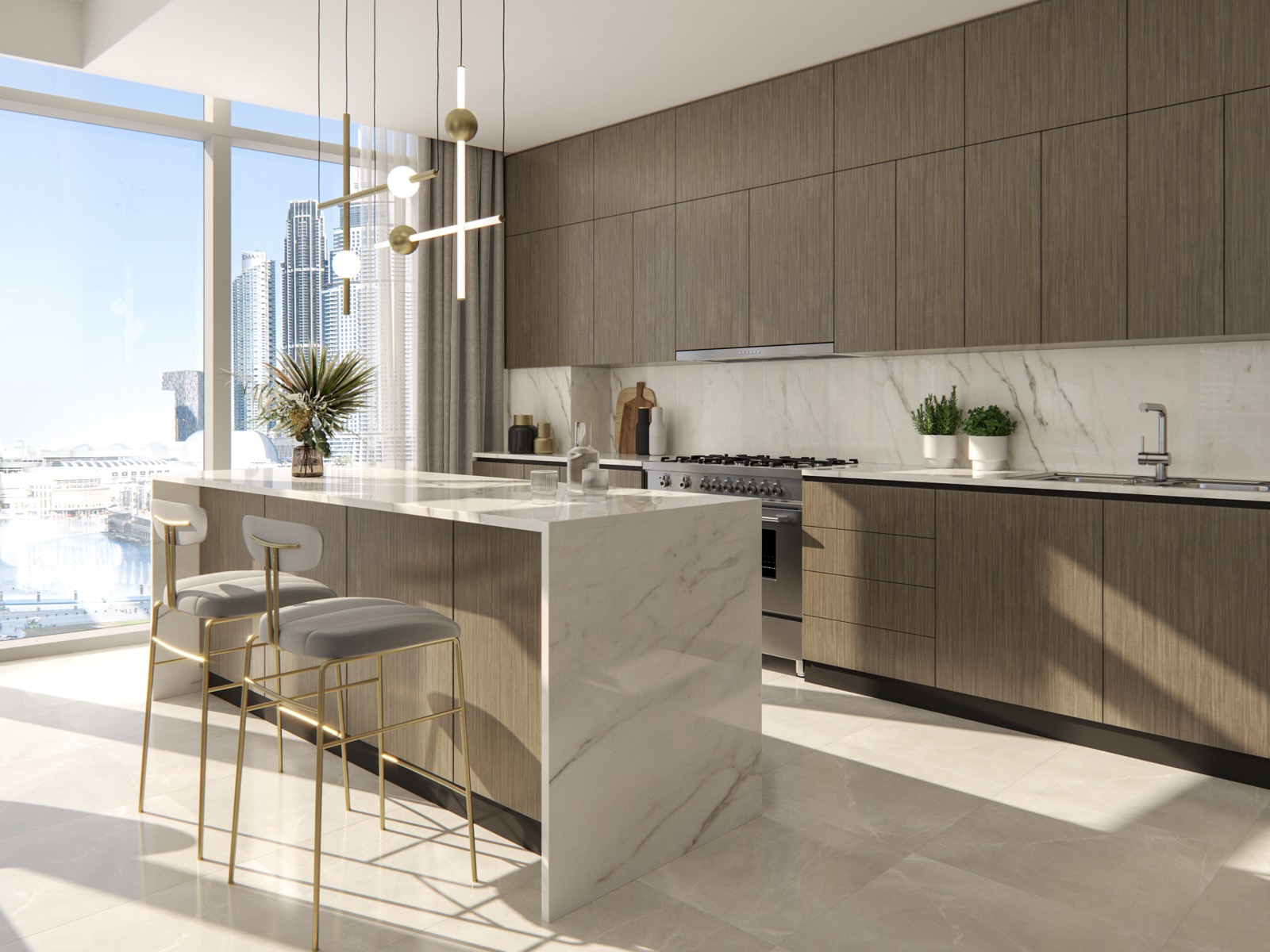 Kitchen at Grande Signature Residences — Downtown Dubai — Mitchell's Commercial Real Estate