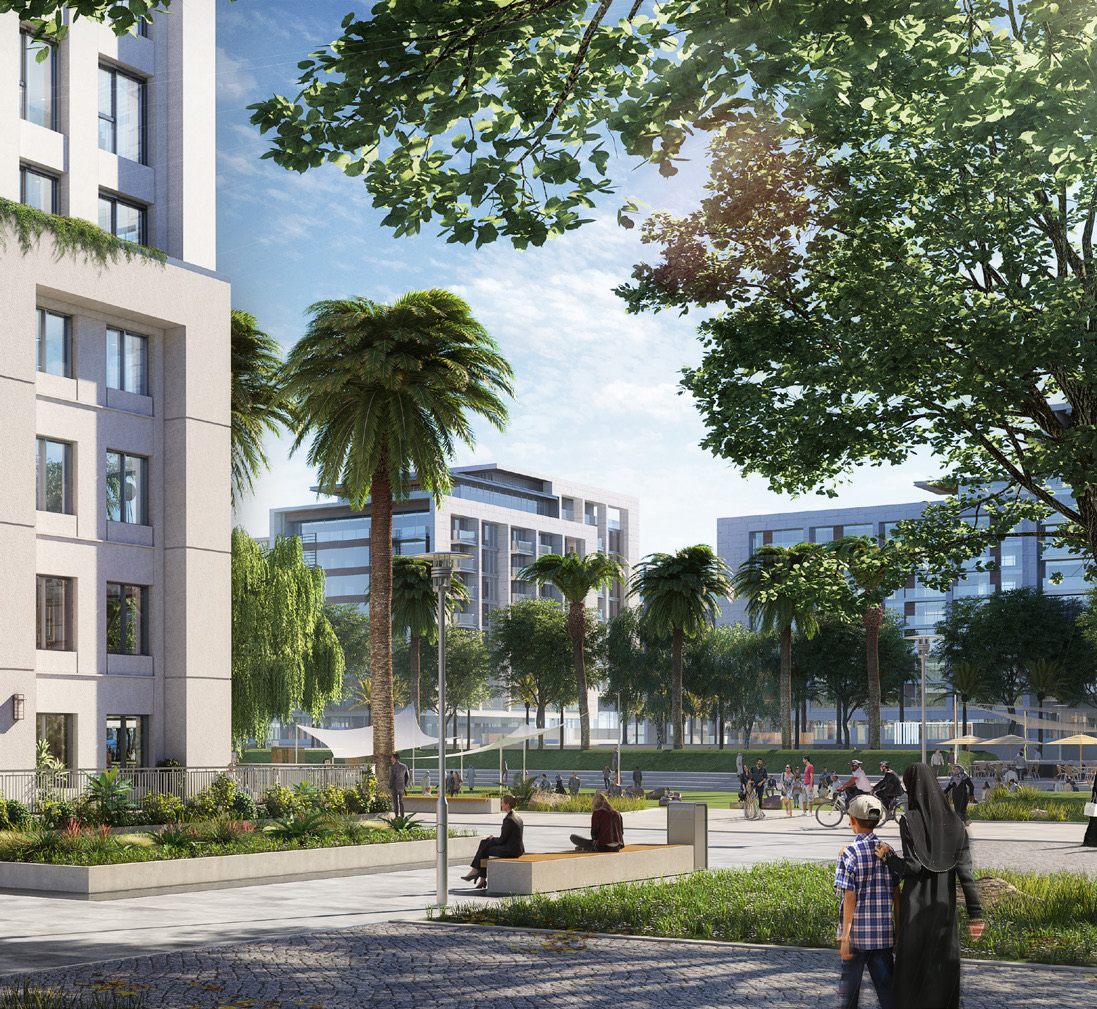 Street view of Park Field — Dubai Hills Estate